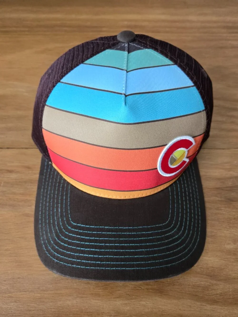 NEW YoColorado Wanderlust Fader Trucker Adjustable Cap Hat Regular Fit Adult